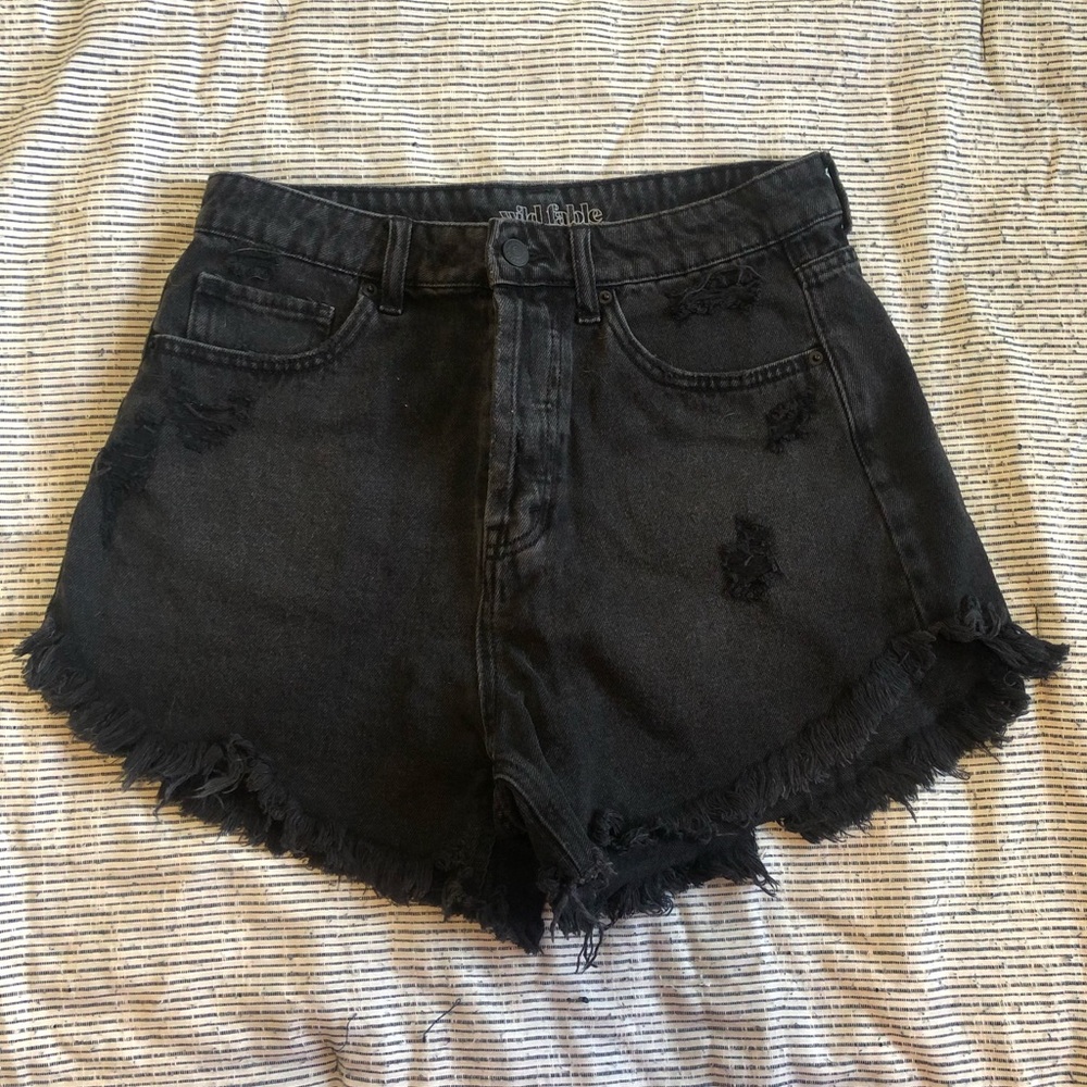 High rise shorts size 8